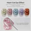 5Pcs Cat Eye Nail Magnets with Y Shaped Iron Wire for Heart Cat Eye Effect