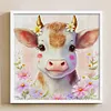 >SALE<Full Embroidery Eco-cotton Thread 11CT Printed Zodiac Oxt Cross Stitch 40x40cm