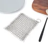Cast Iron Cleaner Stainless Steel Cast Iron Skillet Cleaner for Cast Iron Pans