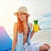 3/6pcs Drinking Cup 500ml Pineapple/Strawberry Shape Creative Beach Party Favors