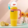 24oz Stainless Steel Whale Fountain Tumbler Perfect for Kids Teens and Adults