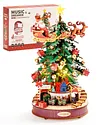 Christmas Travels Music Box DIY Handmade Music Box Assembly Building Blocks
