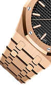 Rose Gold 904L Steel Black - Automatic Watch - 41mm