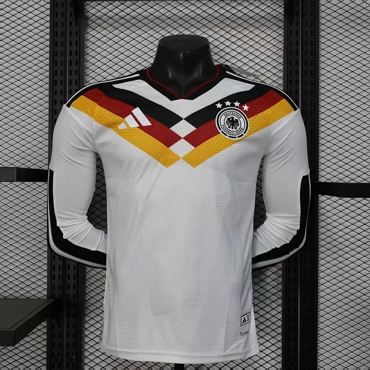 Player Edition - Germany 2026 World Cup Home Long Sleeve Football Jersey