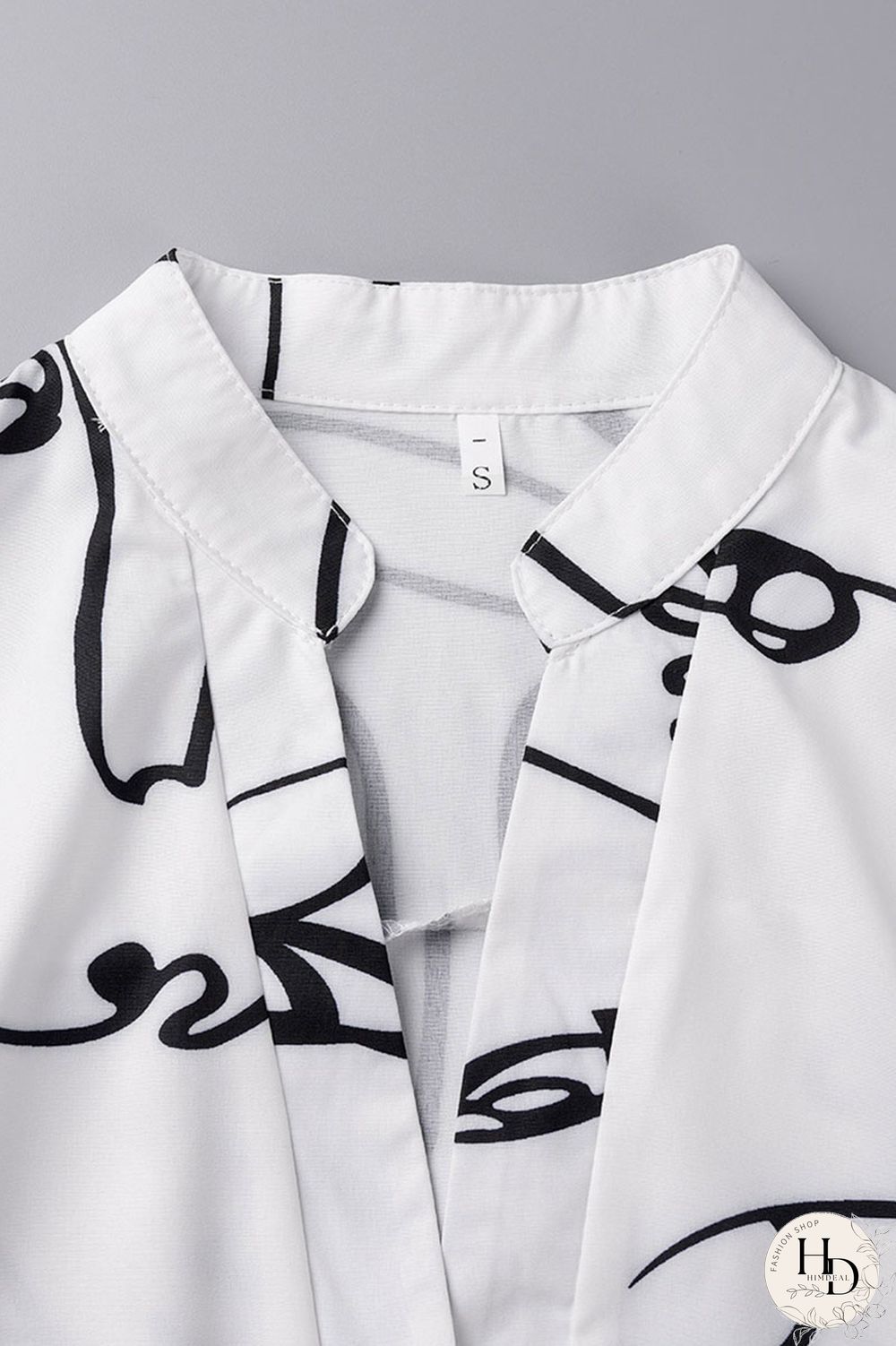 Orange Casual Street Print Patchwork Buckle Mandarin Collar Tops