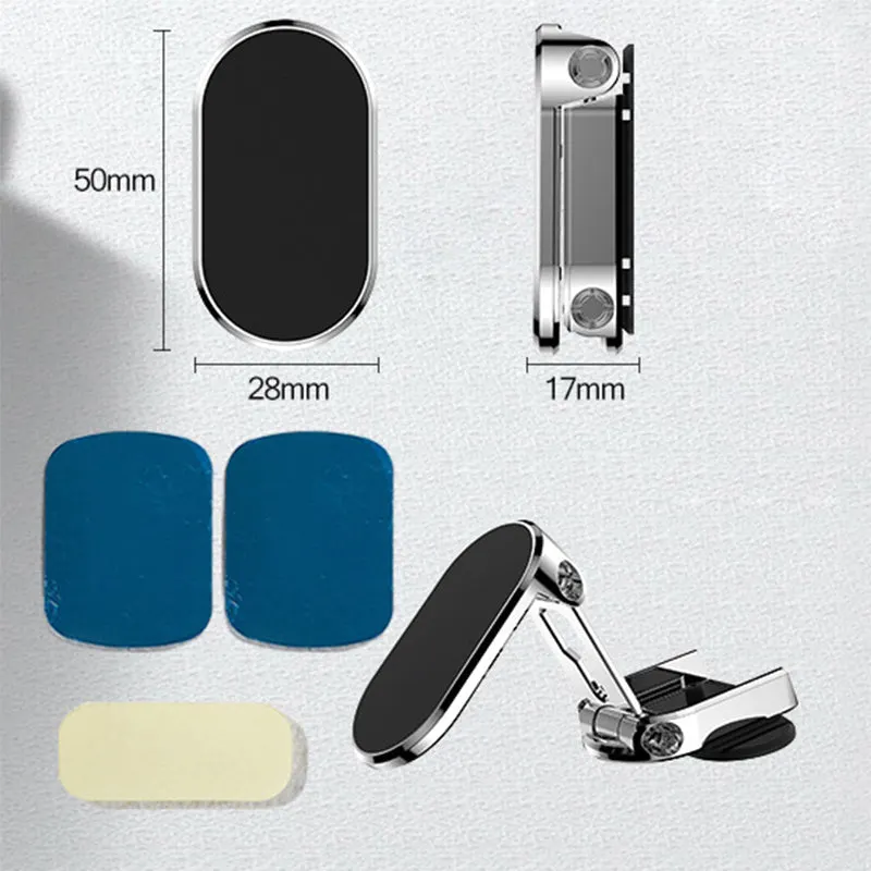 Car magnetic mobile phone navigation bracket 