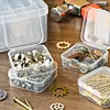 12/24/30pcs Craft Storage Box And Organizer Clear Plastic Bead Organizer Box/Suitable for Jewelry, Crafts, Beads Storage DIY Craft Accessories 
