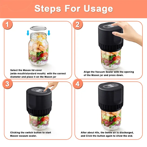 SAKER&reg; Electric Vacuum Sealer For Mason Jars