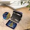 (US Local)DIY Diamond Art Diamond Dot Card Pack 5D Diamond Painting Pouch (Christmas Tree)