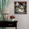 Diamond Painting-DIY Full Round Drill Cat