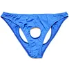 Men's Open Low-Rise Ice Silk Briefs