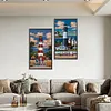 (2-Pack)Lighthouse-Full Round Diamond Painting 30*60CM