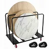 [US Local Warehouse] Folding Table Cart Heavy Duty Panel Dolly with PU Swivel Wheels 1800 LBS Drywall Cart for Party Events Hotel Factory Warehouse