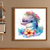 Dolphin - 18CT Stamped Cross Stitch 20*20cm