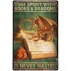 Vintage Poster Dragon - 11CT Stamped Cross Stitch 40*50cm/15.75*19.69in