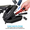 0.8L Bicycle Saddle Bag Reflective MTB Road Bike Seat Bag for Outdoor Cycling