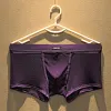 Men's Boxer Briefs Sexy Mesh Breathable Underwear Cool See-Through Soft Underpants