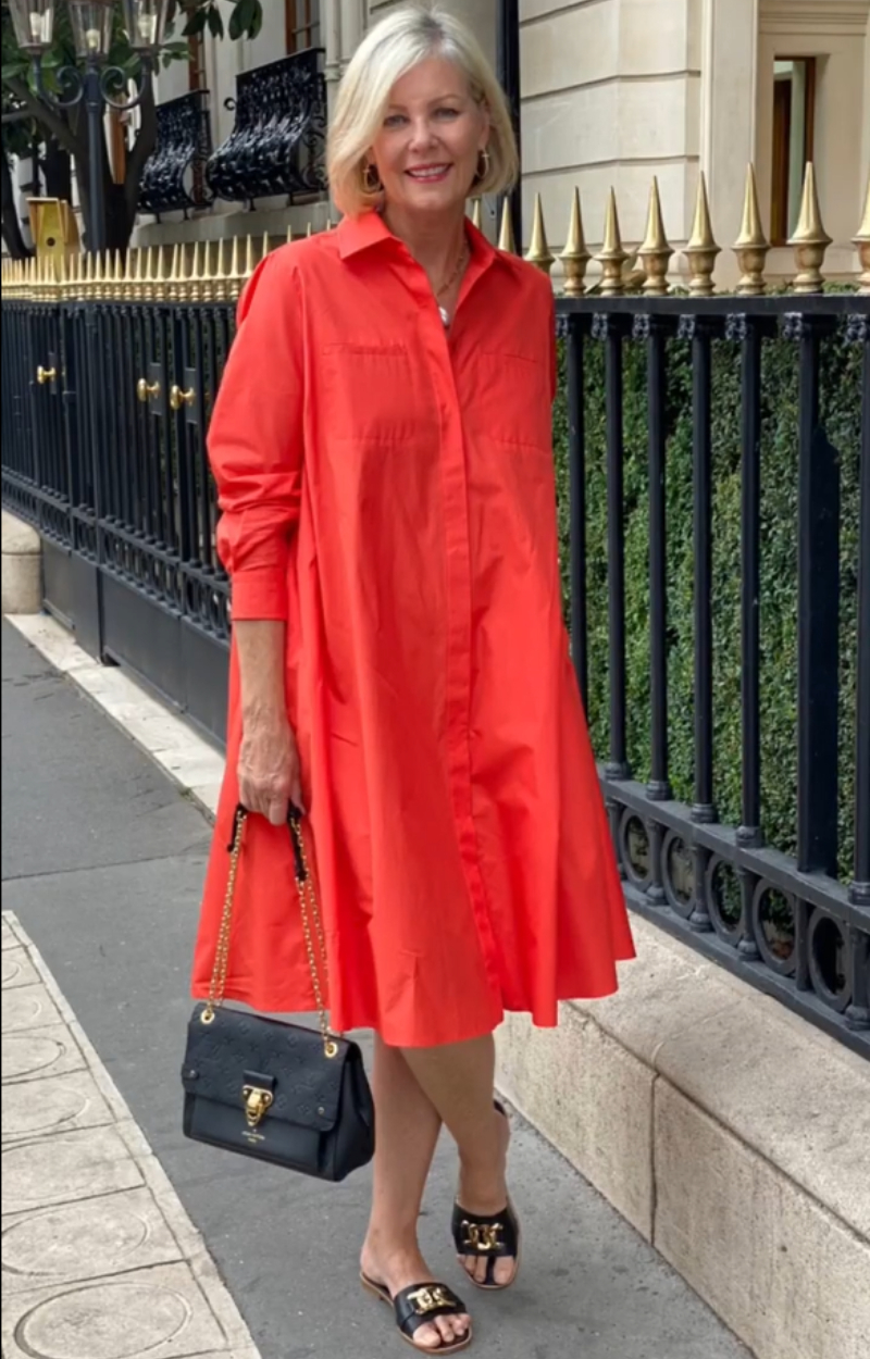 Button down shirt dress