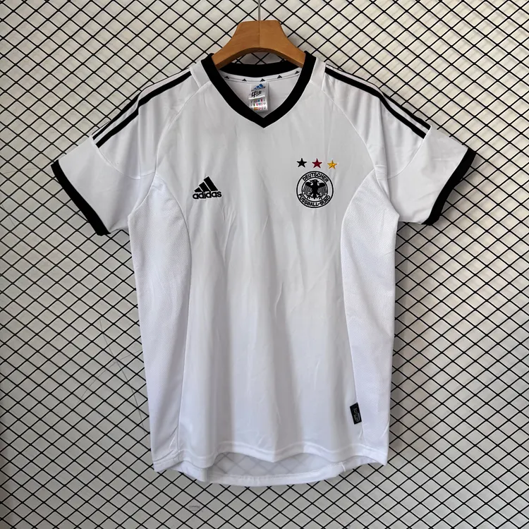 【S~4XL】Germany 2002 Retro Home Jersey