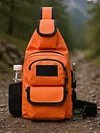 Waterproof Chest Bag Multiple Pockets Sports Bag for Outdoor Camping Sling Bag