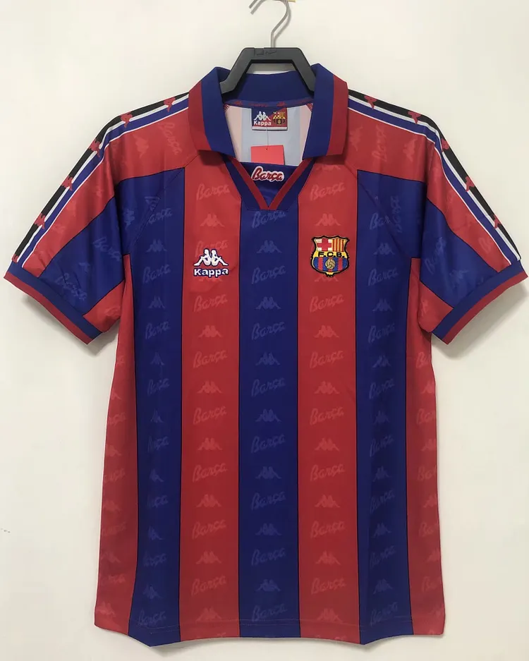 1996-97 Barcelona Home Retro Jersey