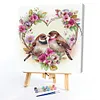 Heart Bird Nest - Paint by Numbers Acrylic Painting 40*40cm
