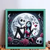 Jack and Sally Under the Moonlight - 11CT Stamped Cross Stitch - 40*40cm