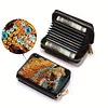 2pcs Animal Pattern Diamond Painting Fashion Card Holder Compact Coin Purse