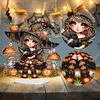 >SALE<Acrylic Special Shaped Halloween Table Top Diamond Painting Ornament Kits (H)