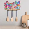Rainbow Butterfly & Flower - 5D DIY Hooks - 28*17CM