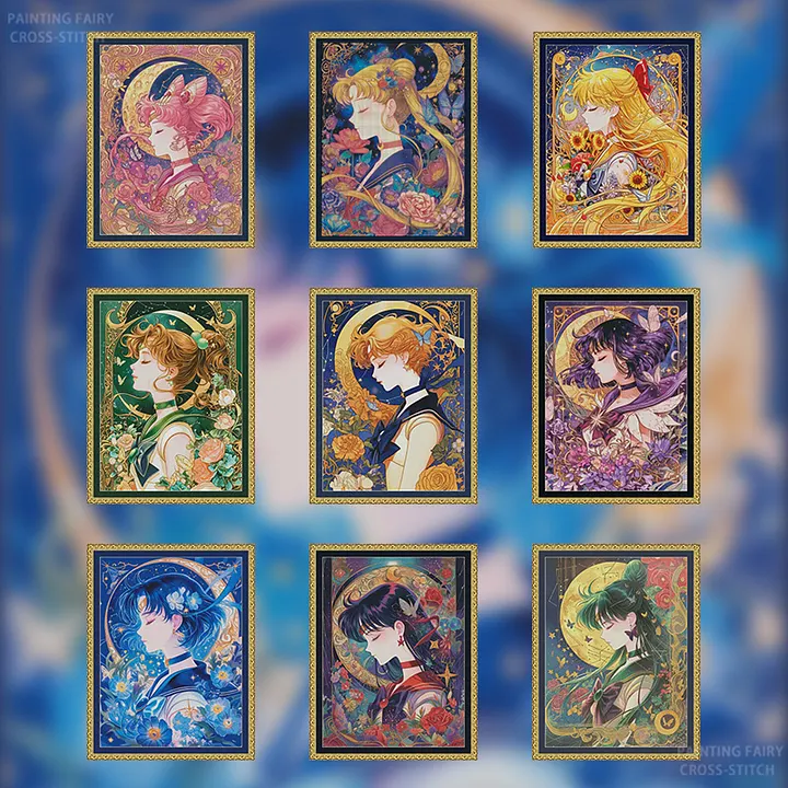 ZZ-Tarot Card Beautiful Girl Series]_ 43.90_ Painting Fairy Cross