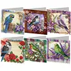 6Pcs Diamond Painting Flowers and Birds Greeting Card Set with Envelopes for Beginner Adult Holiday Gifts