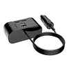Car Cigarette Lighter Socket PD 22W Car Charger Adapter 2 Socket Digital Display