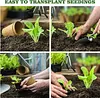 50 Pcs Peat Pots Biodegradable Eco-Friendly Plants Seedling Starters Kit