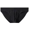 Men's Low Rise Sexy Threaded U-Shaped Breathable Briefs