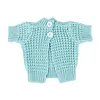 For 16" Full Body Silicone Baby Doll Green Knitted Suit Clothing 3-Pieces Set Accessories - RBBI-Myrebornbabydoll&reg; Myrebornbabydoll&reg;