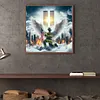 Diamond Painting -DIY Round Drill Firefighters and the Twin Towers(40*40CM)
