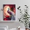 (US Local)Peacock-Full Round Diamond Painting