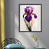 Iris Flower-11CT Stamped Cross Stitch 40*50cm