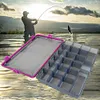 Fishing Tackle Box Fishing Lure Bait Organizer Box Waterproof for Fishing Lovers