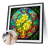 【Limited Stock Sale】Narcissus Window Glass Painting-Paint by Numbers Acrylic Painting 50*50CM
