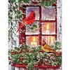 Diamond Painting-5D Full Round Drill Christmas Birds