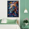 Diamond Painting -DIY Round Drill Flower Lion(40x60cm)