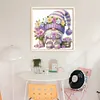 (US Local)Gnome - 9CT Partial Beaded Cross Stitch Kit(40x39cm)