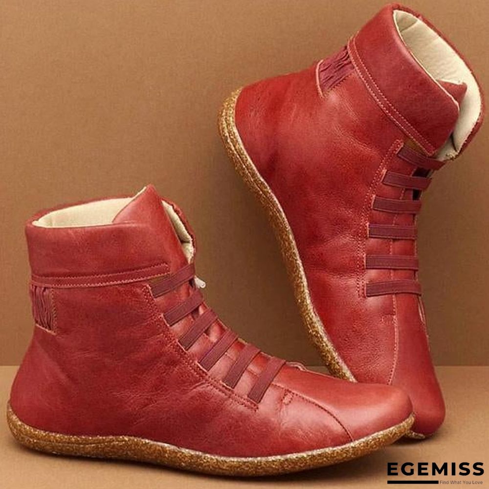 Casual Daily High Top Flat Boots | EGEMISS