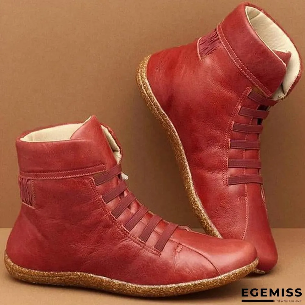 Casual Daily High Top Flat Boots | EGEMISS