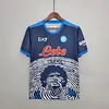 Napoli Soccer Commemorative Edition Blue Jersey 2021/2022 1:1 Thai Quality love fball