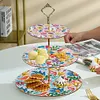 3 Tier Acrylic Mandala Diamond Painting Cake Snack Stand for Afternoon Tea
