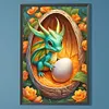 >SALE<5D DIY Full Round Drill Diamond Painting Green Dragon Home Decor 40x60cm