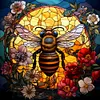 (Multi-Style)Flower Animal Glass Painting-Paint by Numbers Acrylic Painting 40*40CM